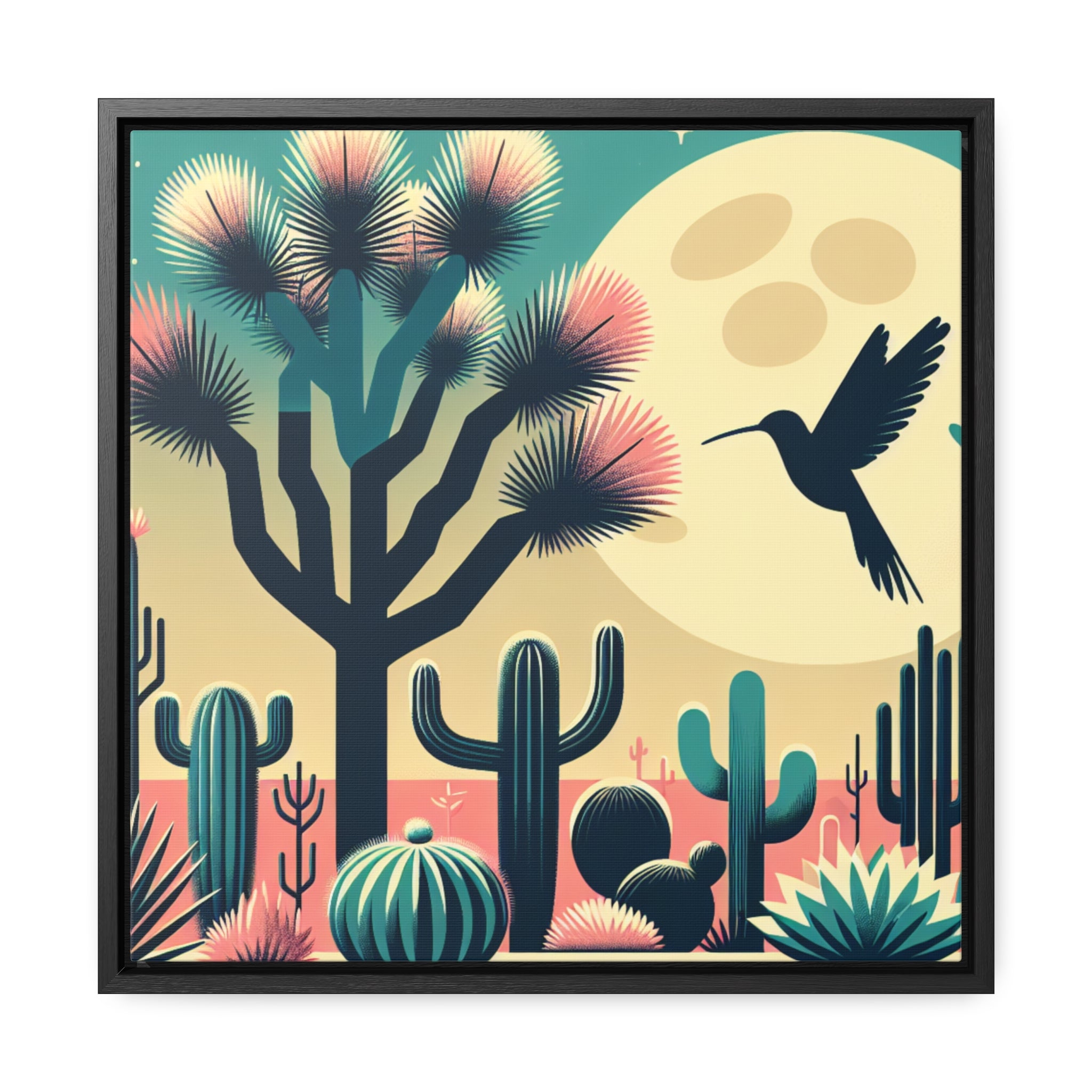 HUMMINGBIRD IN DESERT TWILIGHT