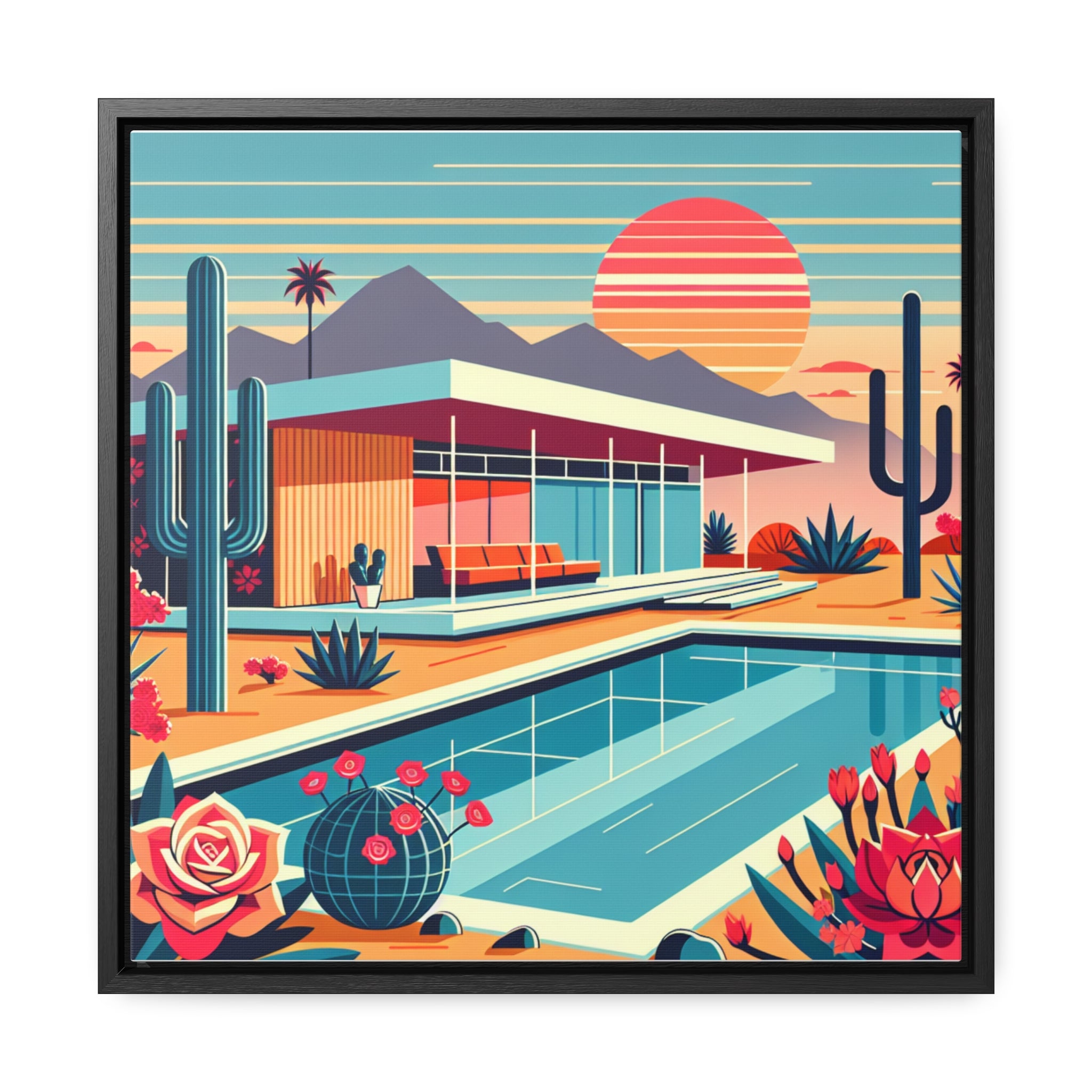 MID-CENTURY DESERT ROSE