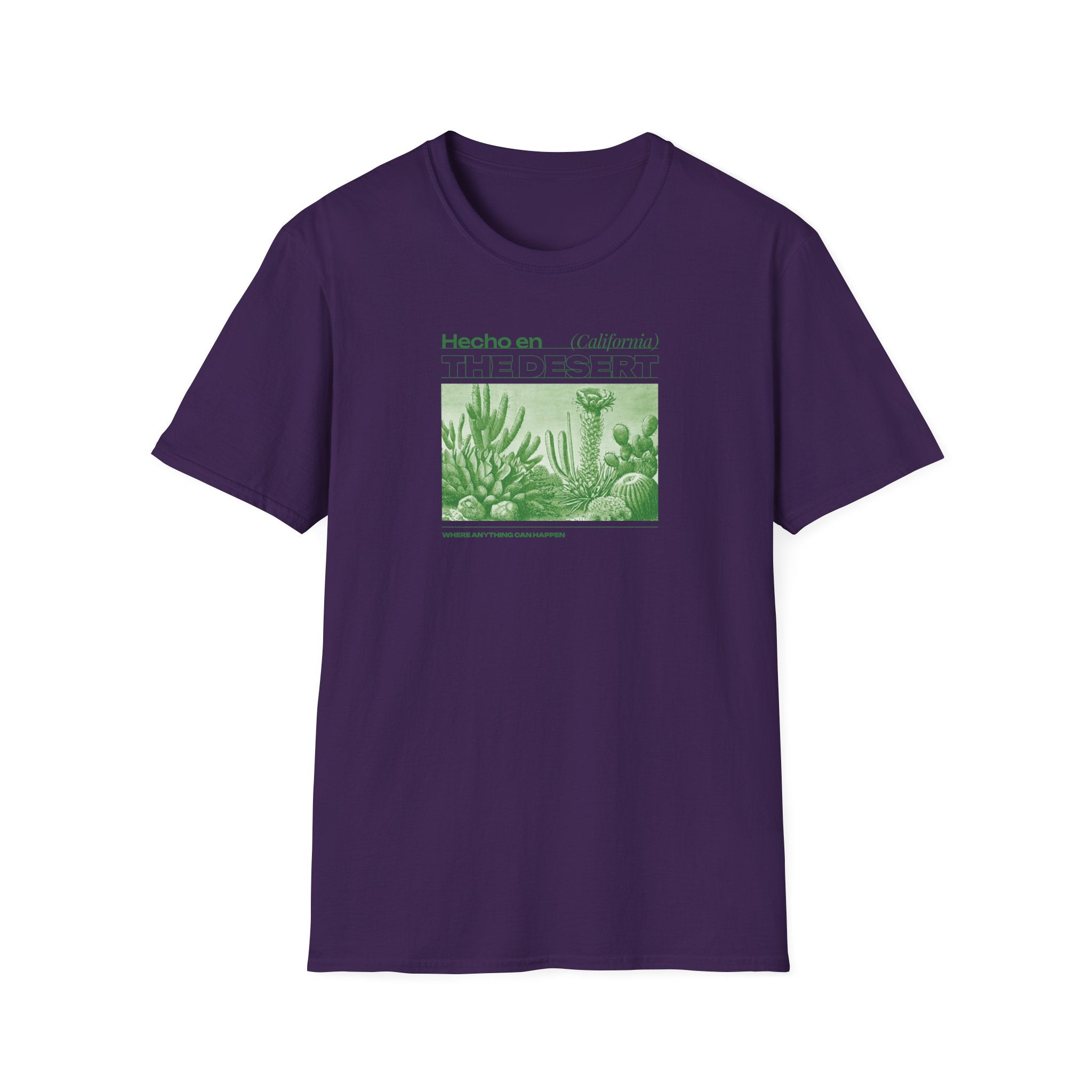 T-shirt with cactus picture and saying made in the California Desert