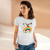 Desert Rainbow Hummingbird collage tshirt