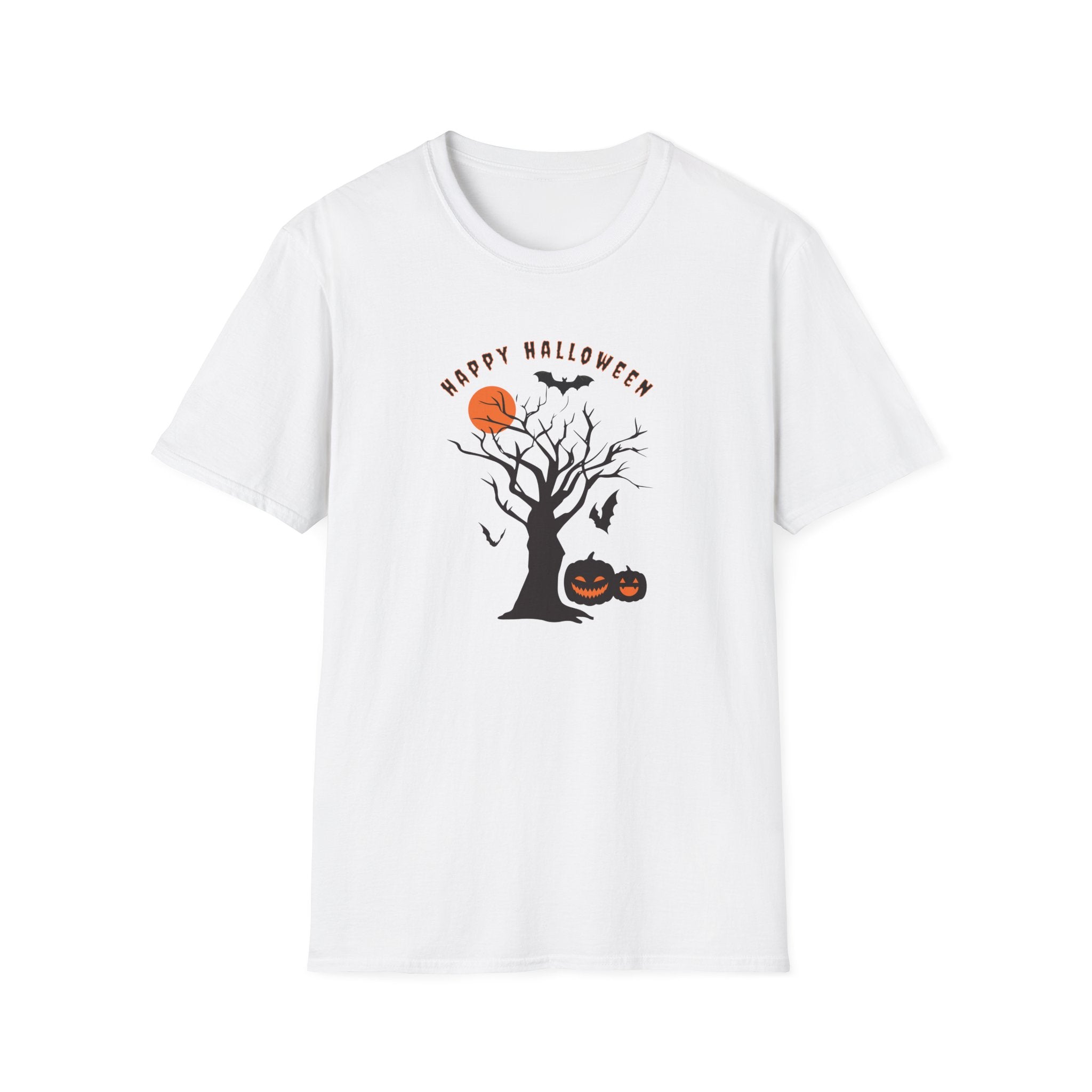 Scary Halloween Tree Full Moon T-shirt